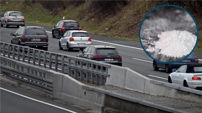 Mit Haftbefehl und einem Kilo Kokain auf der Autobahn Im Innenraum des VW Golfs wurde rund ein Kilogramm Kokain gefunden.
