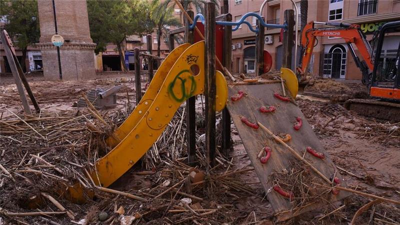 Neue Unwetter in Spanien: Málaga teils unter Wasser Vielerorts sind die Spuren der Verwüstung noch zu sehen.