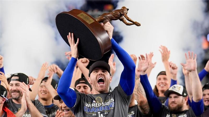 Krawalle in Los Angeles nach Final-Sieg der Dodgers Wurde zum MVP der World Serie gewählt: Freddie Freeman.